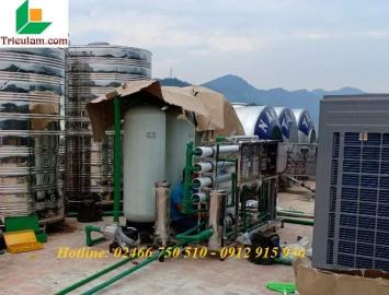 Lắp đặt hệ thống máy lọc nước tinh khiết RO công nghiệp công suất lớn bệnh viện tại Hồ Chí Minh